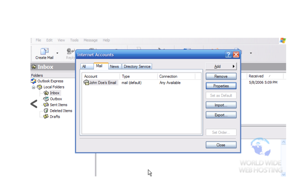 Cara Setup Email di Microsoft Outlook Express – Tutorial Hosting & Domain